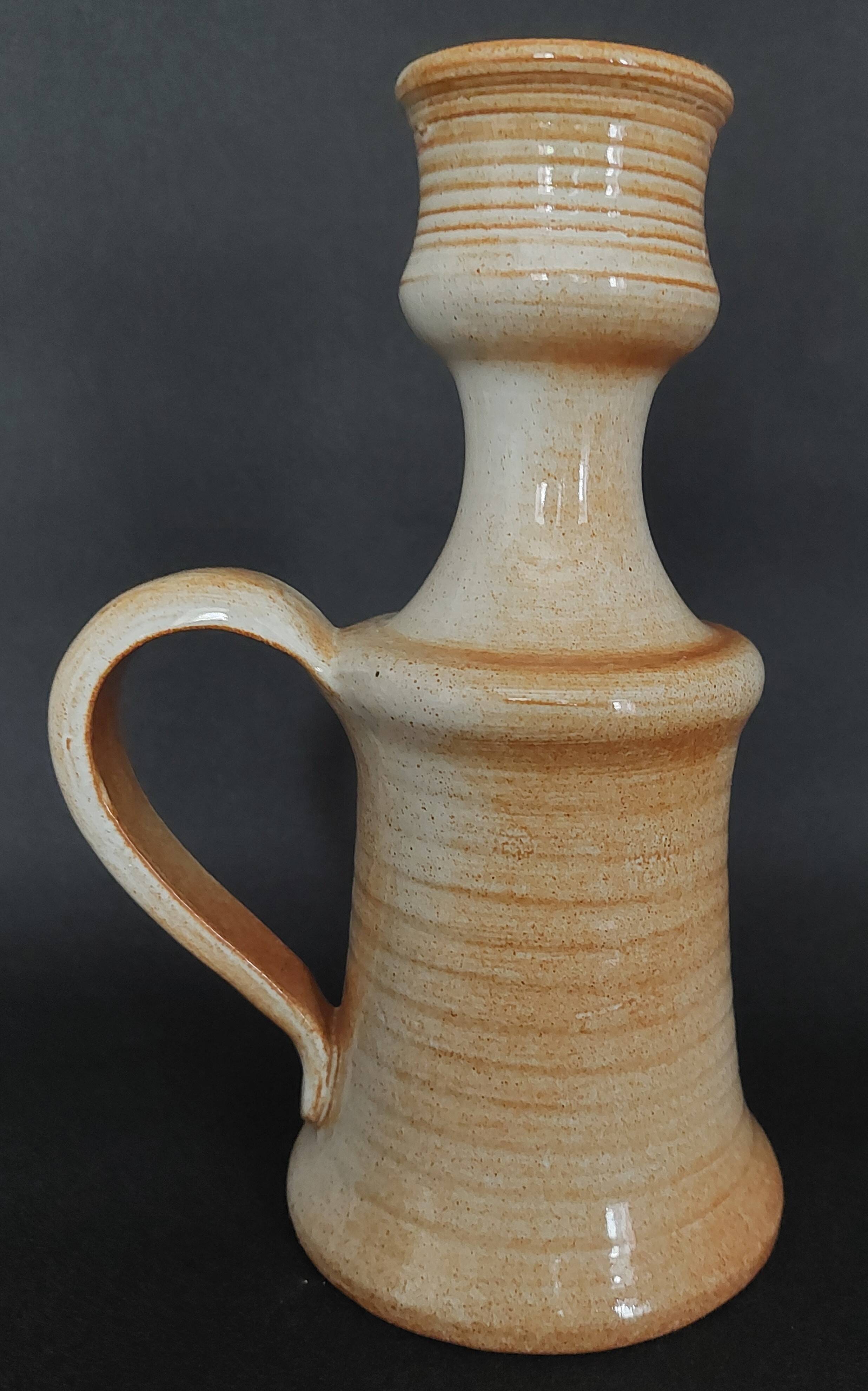 Vase en grès signé Montgolfier XXème