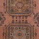 Vintage Turkish hallway rug 80x651 cm