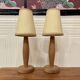 Paire de lampes design scandinave 1960.