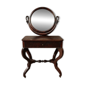 Swan-necked mahogany dresser