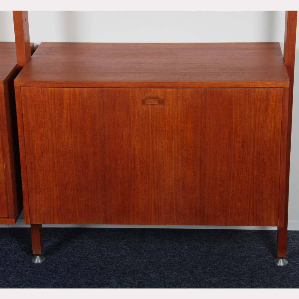 Vintage 1960s wooden wall unit