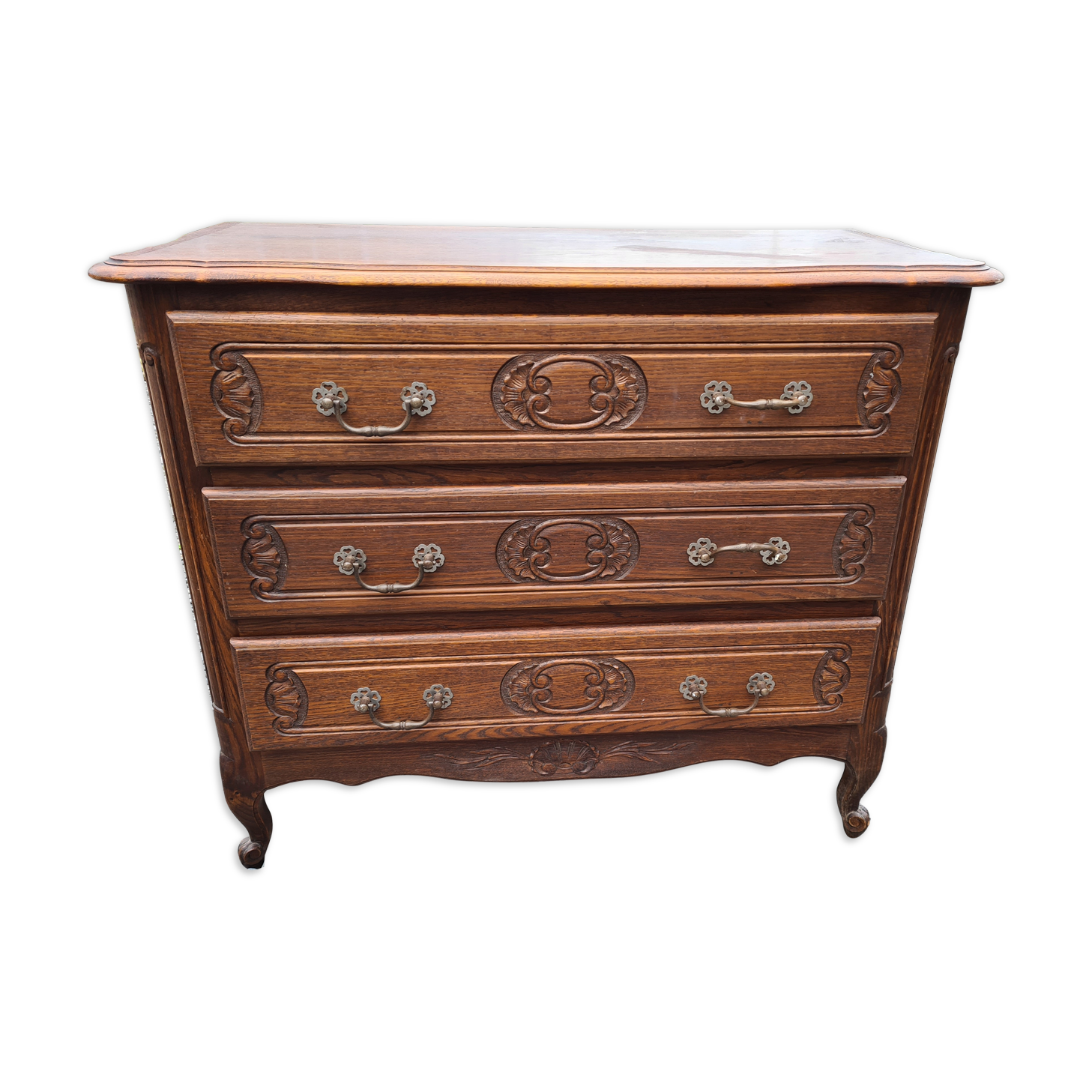 3 drawers oak dresser