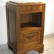 Chevet art deco chene et marbre