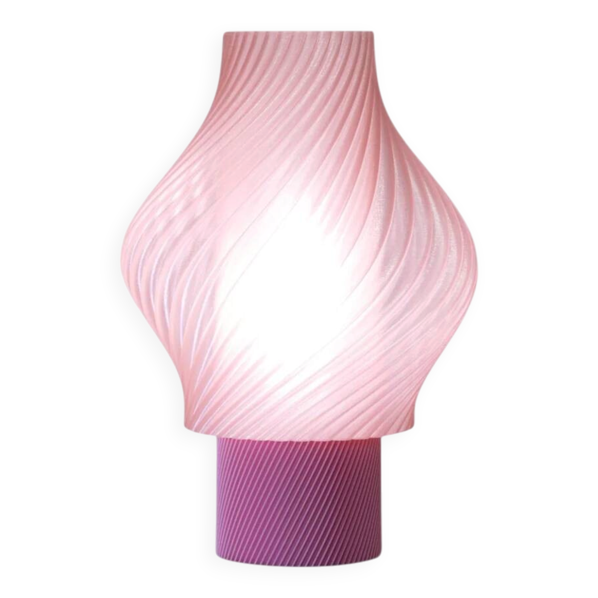 Lampe à poser Sélio rose