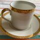 6 tasses à café et soucoupe porcelaine de Limosges
