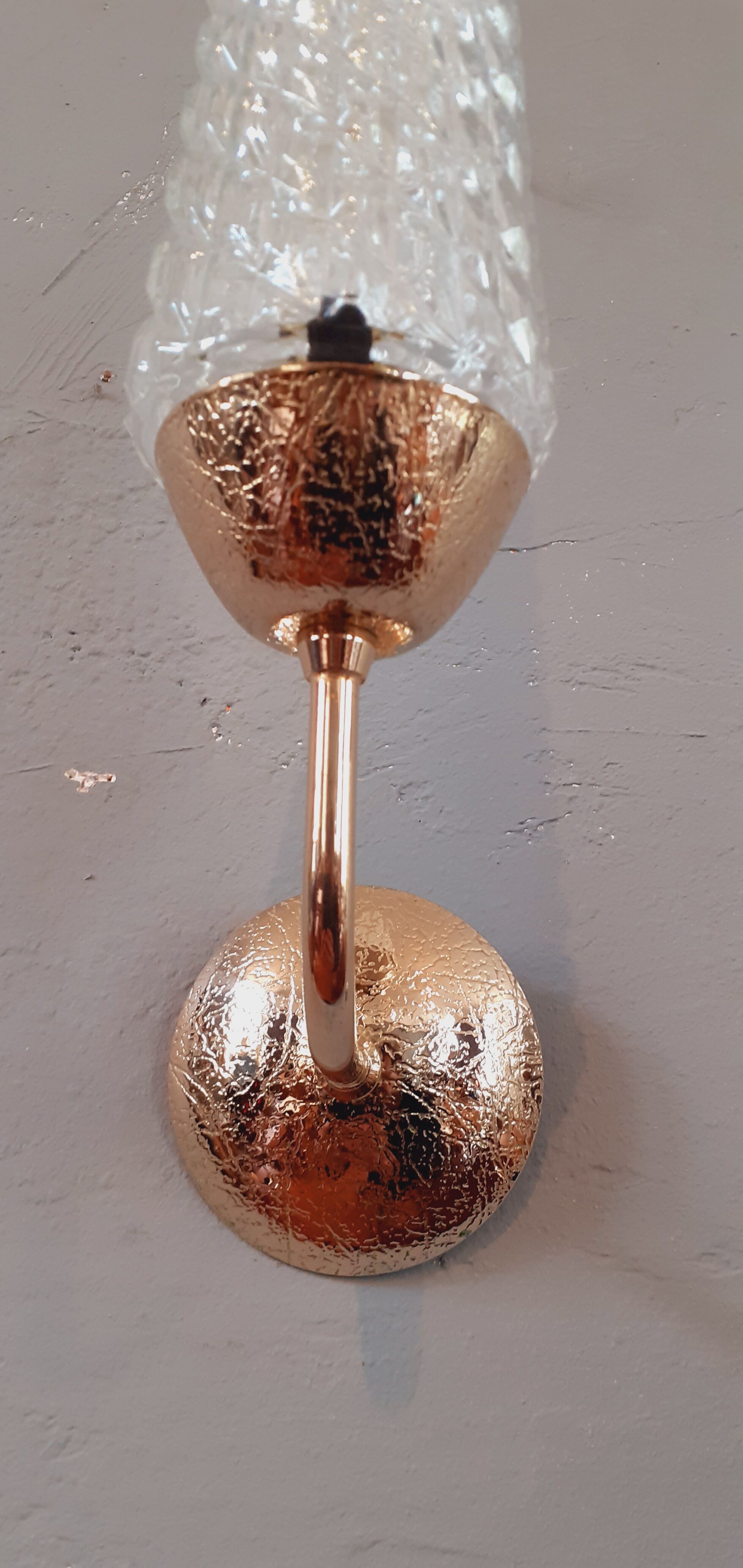 Pair of wall lamps year 60 vintage
