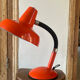 Vintage orange metal lamp