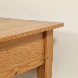 Table basse Style Ethnique Boho Table Vintage Couleur Claire Bois