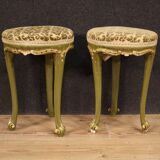 Pair of Venetian stools from the 20th century