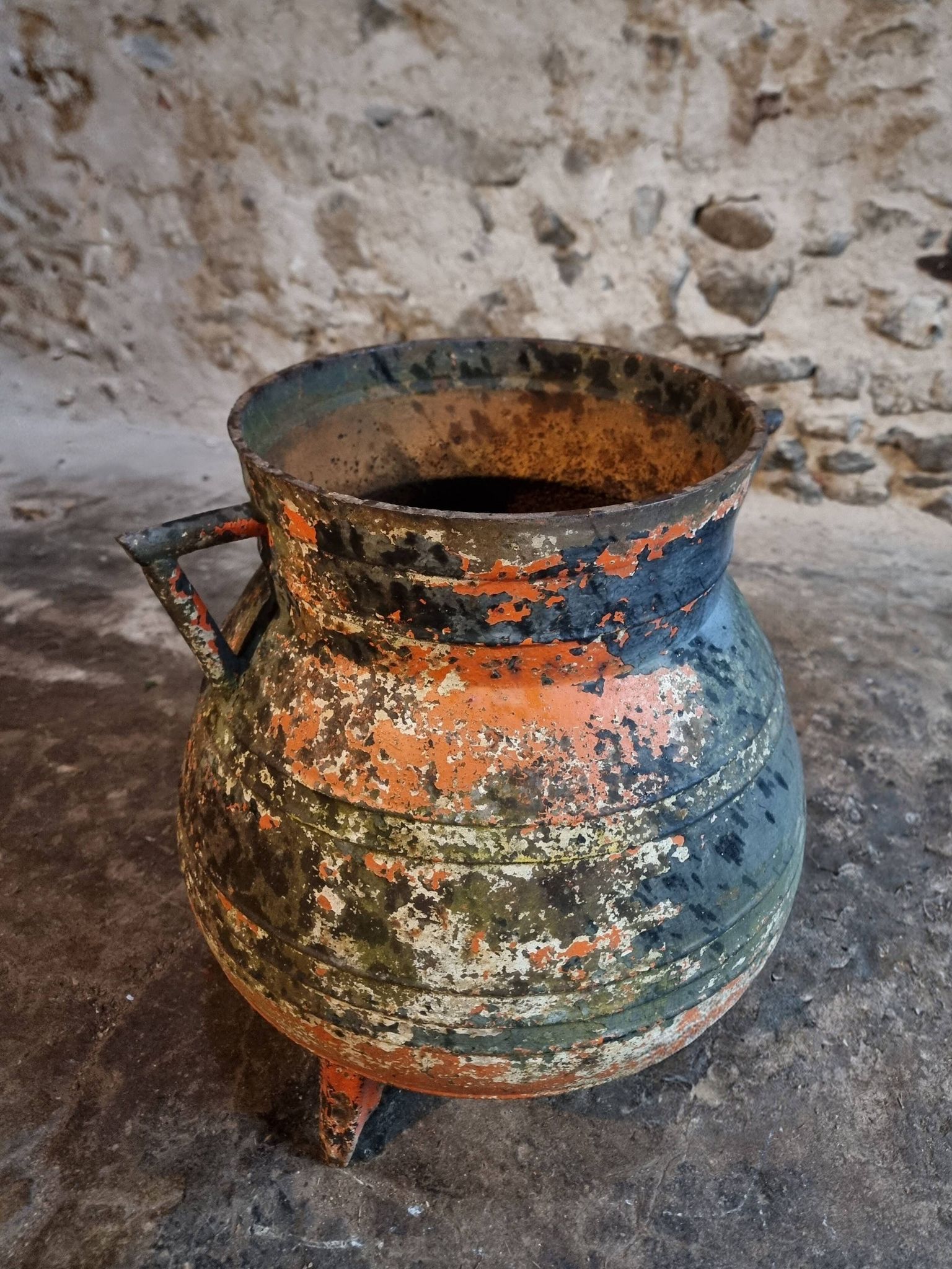 Set of antique cast iron pots (cauldrons), France, 1880–1900