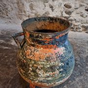 Set of antique cast iron pots (cauldrons), France, 1880–1900