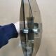 Vintage wall lamp in smoked glass design italy 70's