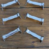 Jean Couzon knife rests – set of 6 – elegant design – vintage silver