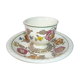 old-time cockroach with floral decoration with its cup