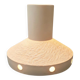 Lampe suspendue en céramique mate émaillée / années 1970