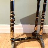 Napoleon III lacquered wooden side table