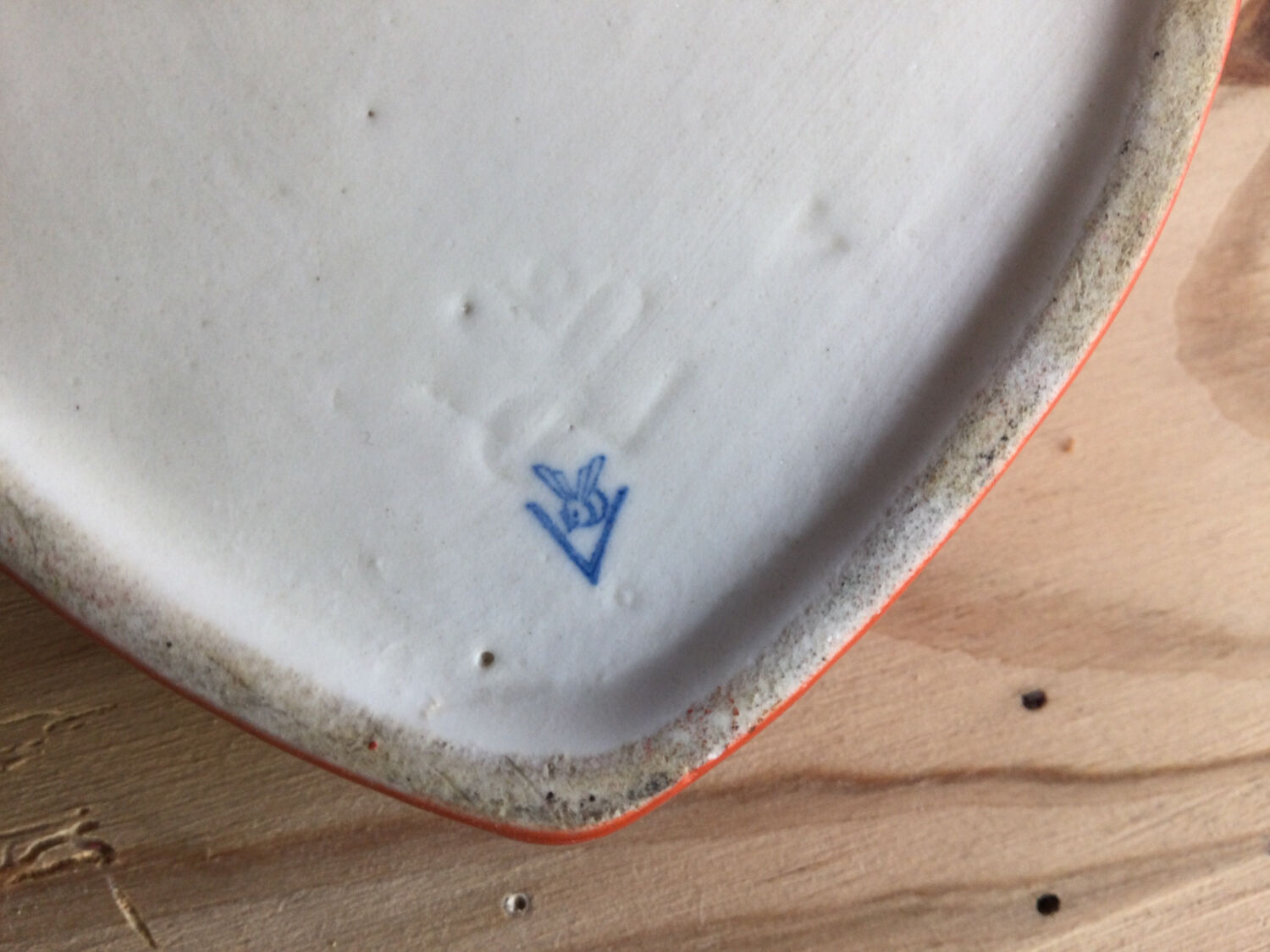 Paire de suspensions murales coeurs rouge Goebel 1950’s