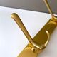 Vintage brass coat rack