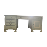 Desk, counter and solid wooden display