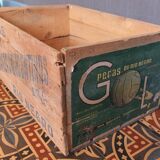 Wooden fruit crate