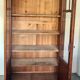 Parisian display cabinet in solid oak – 1950s – Authentic charm