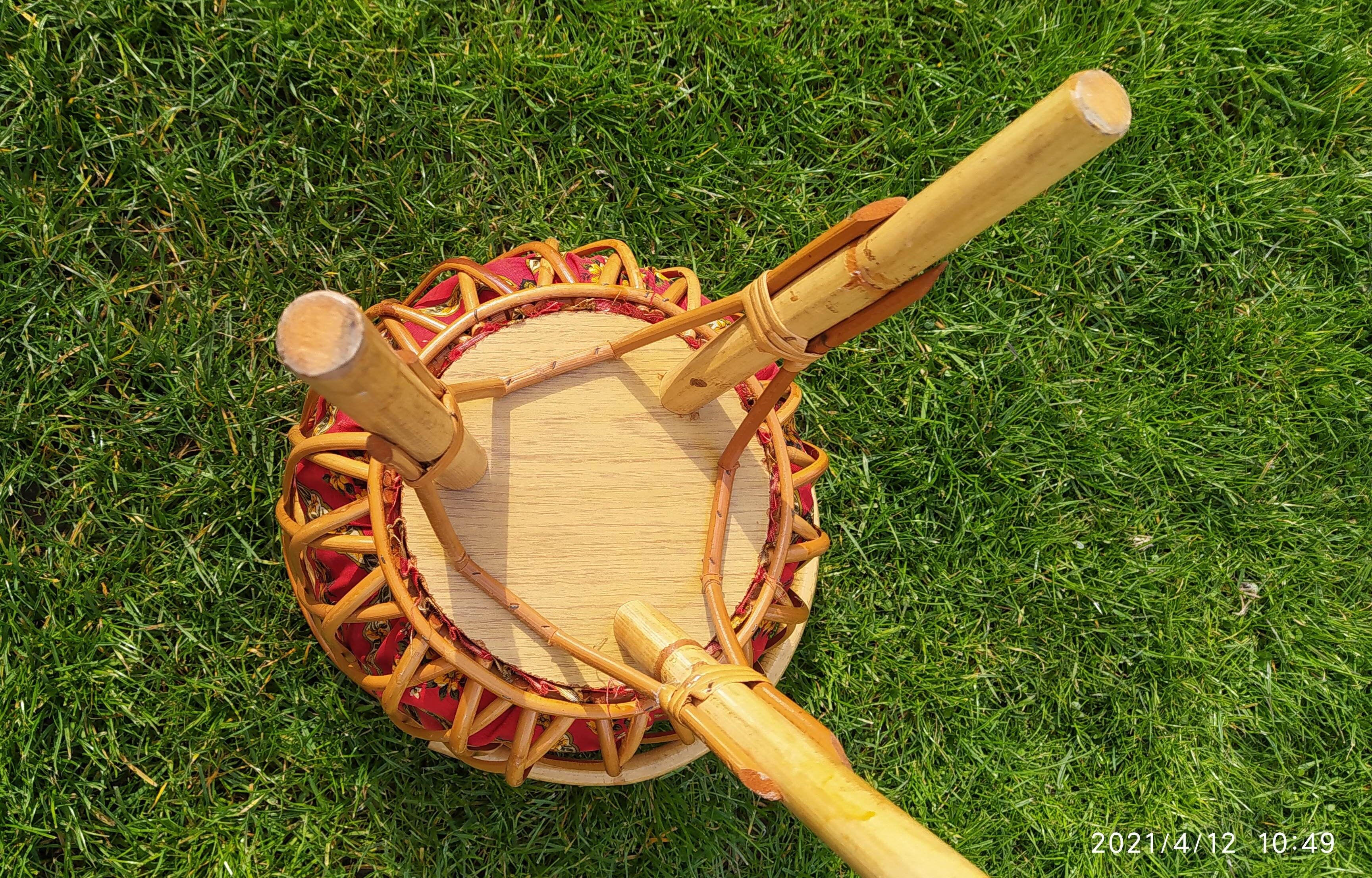 Vintage bamboo and rattan worker