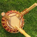 Vintage bamboo and rattan worker