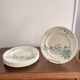 Lot 6 Plate Plates Faience Longwy Model Mignon