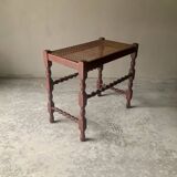 Tabouret anglais en cannage