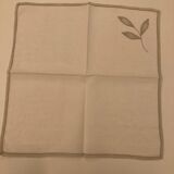 Lot de 8 serviettes anciennes, brodées main