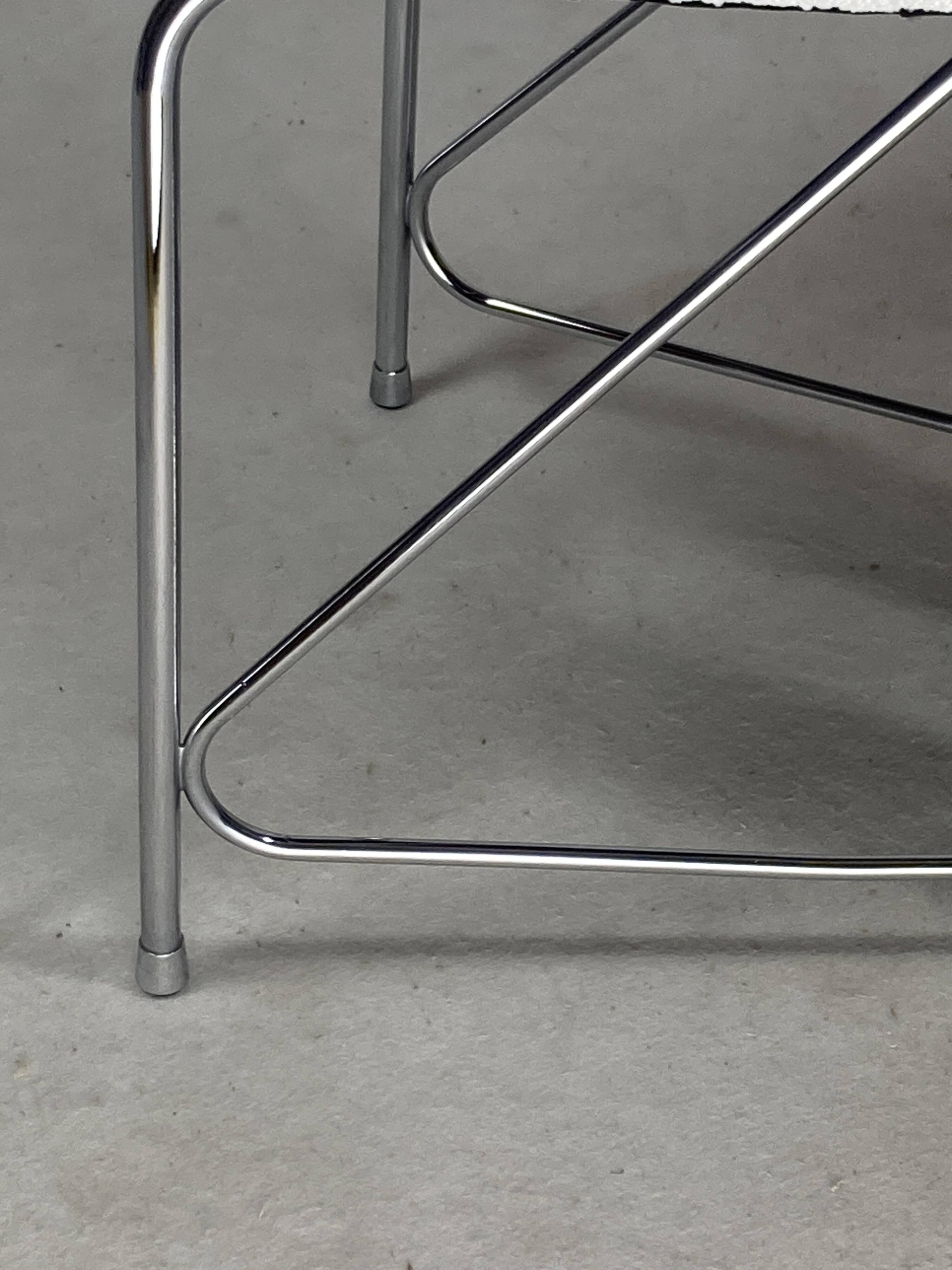 Set of 6 Memphis dining chairs in bouclé, 1980s