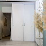 Large antique Venetian mirror – Murano flowers and engravings – 123 x 75 cm