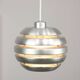 Vintage Italian Aluminum Beehive Pendant Lamp, 80s
