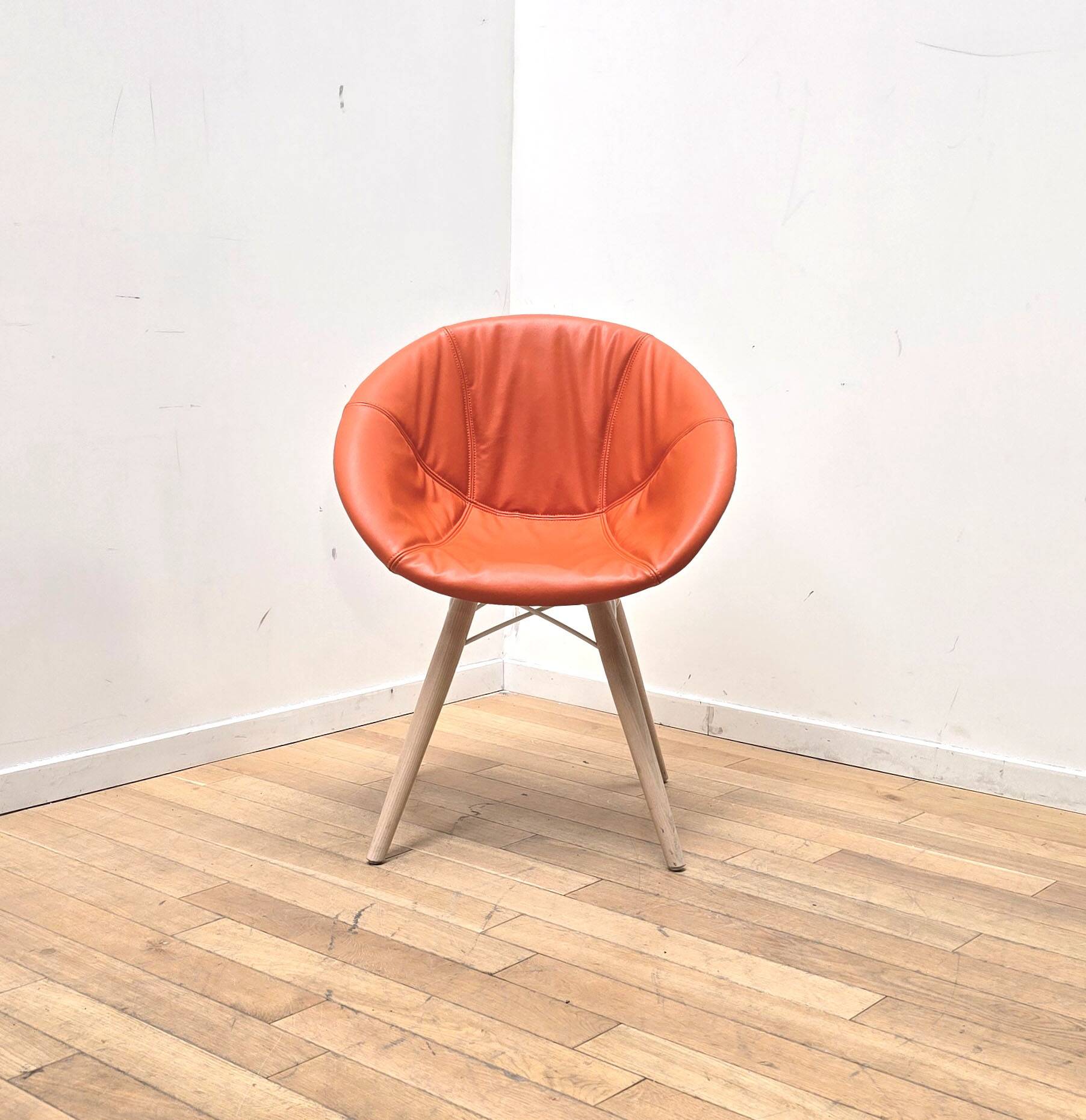 Pair of Gliss Wood 904 armchairs, Pedrali