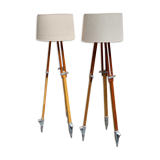 Pair of vintage lampposts