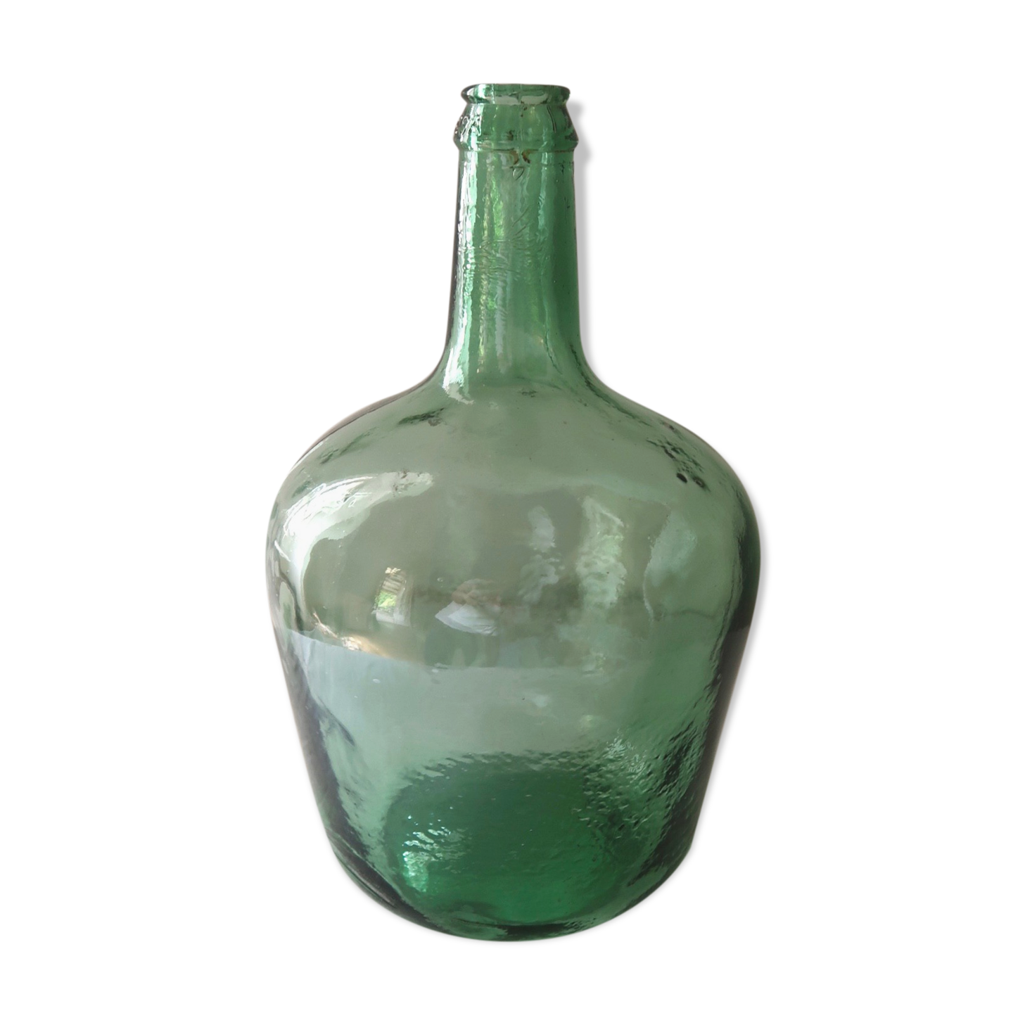 Dame-jeanne en verre verte 5 litres