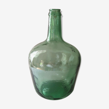 Demijohn in green glass 5 liters