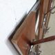 vintage wooden wall coat rack / 8 suspension pointsvintage