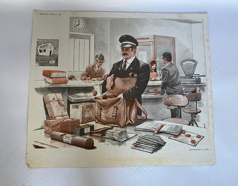 Poster ' Post & Market '