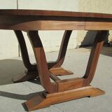 Art Deco oval table, 4 extensions, up to 18 people