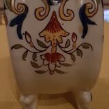 Vase faïencerie Desvres Fourmaintraux 19e siècle