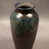 Glazed stoneware vase by Michel & Denise Pointu - Puisaye stoneware, 1950s