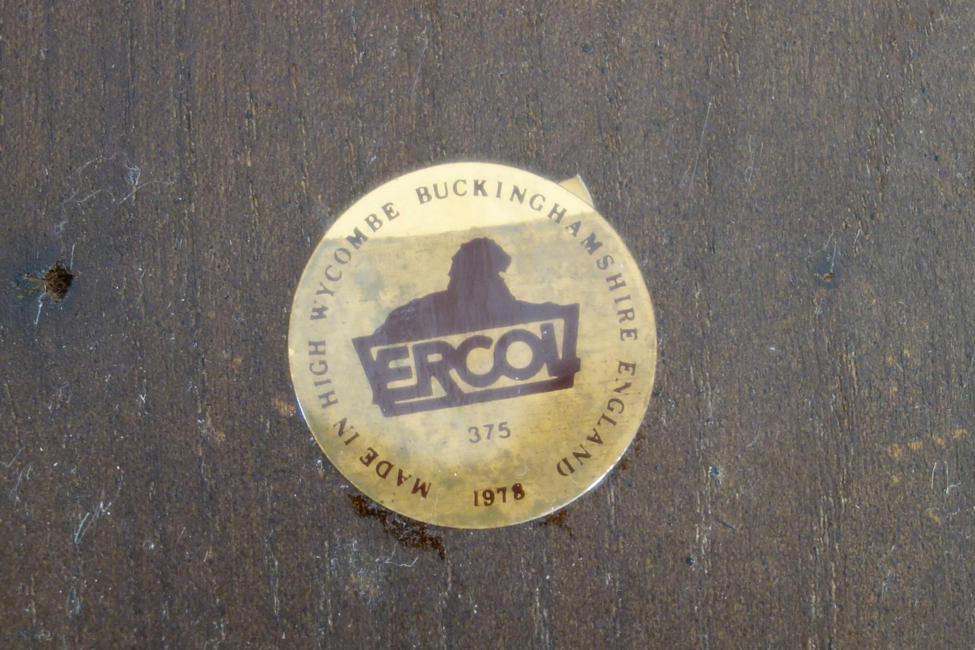 Ercol chair with removable cover from the 70s