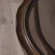 Vintage 1950s wood and glass coffee table, italian design