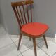 Suite of 6 chairs by bistrot baumann model 740v 1960s