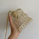Vintage amber glass suspension globe