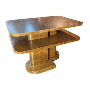 Table basse moderniste - noyer