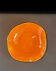 Plat orange céramique