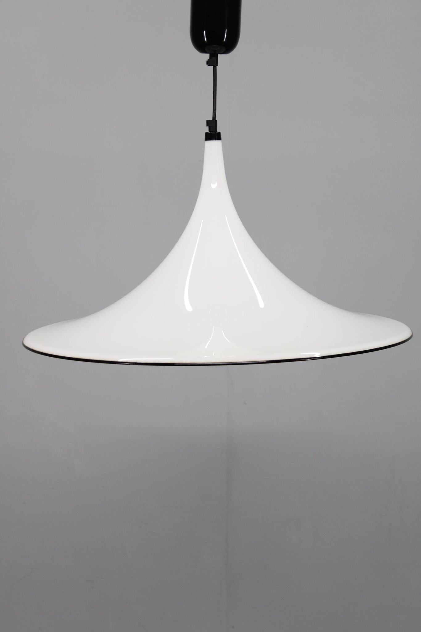 1970s Guzzini "Trumpet" Pendant Lamp by Meblo ,Italy