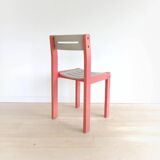 Set of 7 school chairs for adults